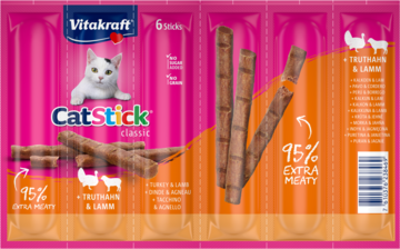 Packshot Cat Stick Truthahn Lamm 6er